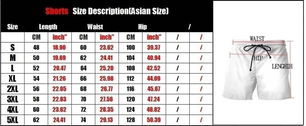 New 3D Printing Fashion Men Women Hip Hop Shorts Plus Size S-7XL