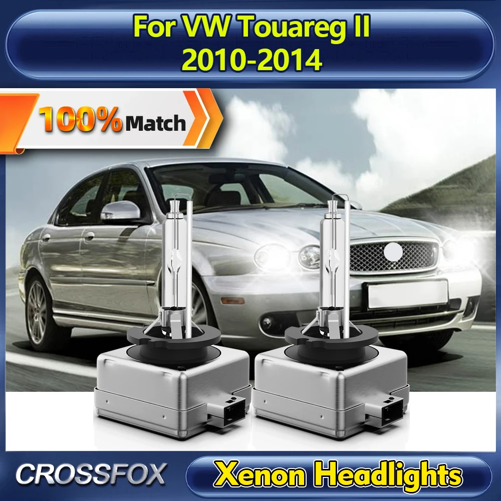 

2 PCS 12V D3S Xenon Lights Bulbs 20000LM High Brightness Car Headlight 6000K For VW Touareg II 2010 2011 2012 2013 2014