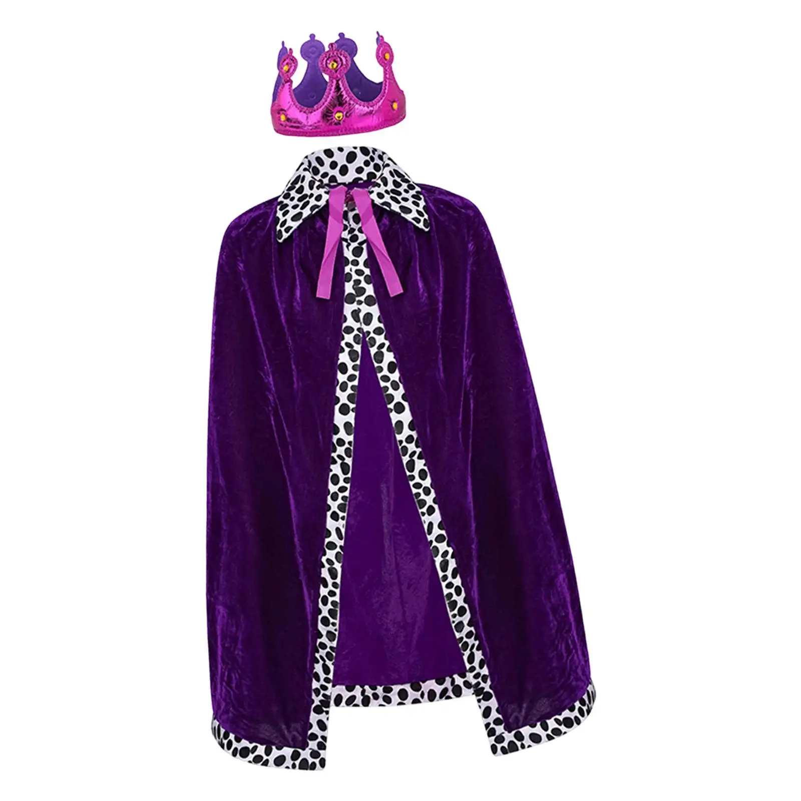 إكسسوارات كينج كوستيوم كيب وتاج للحفلات ذات الطابع المريح #2