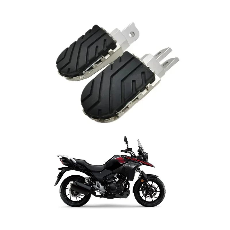 

FOR SUZUKI DL250 Vstrom Motorcycle Accessories Front Footpegs Foot Rest Peg MOTO