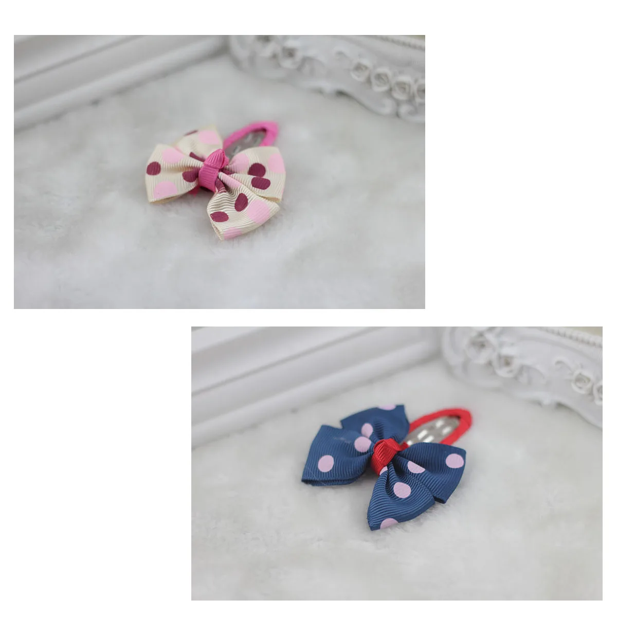 

15pcs Bow Barrettes Hair Snaps Bowknot Hair Clips Headwear for Baby Kids Children Girls (Random Color)