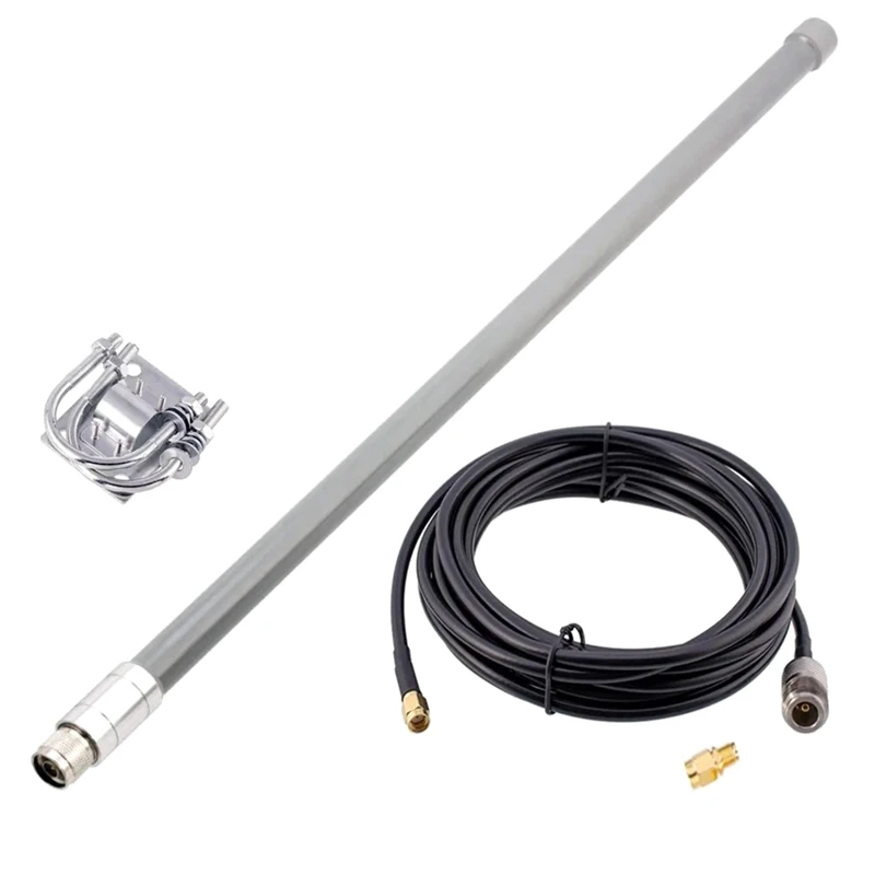 12Dbi 868Mhz 915Mhz Optimised Tuned Helium Omni Miner Fiberglass Aerial Antenna N-Male 550Mm Fiberglass Antenna Kit, Easy To Use