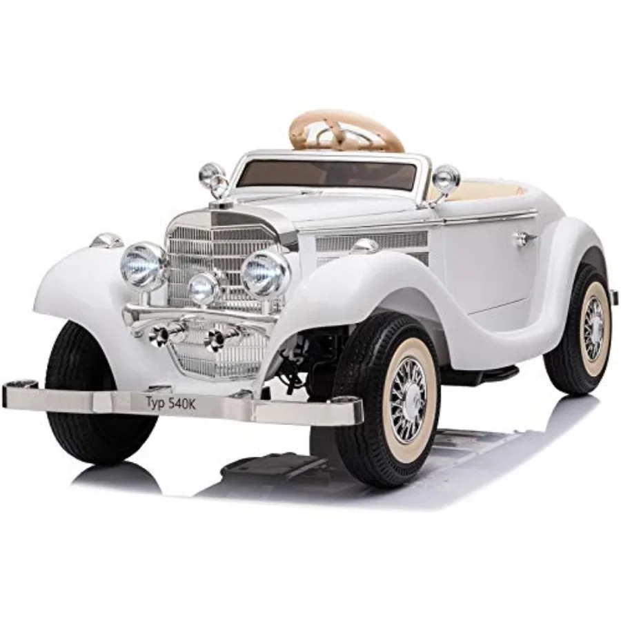 Large Ride On Car Compatible with Benz 12V Battery Powered Electric Vehicles with Remote Control for 4WD Classic Ride on Toys w