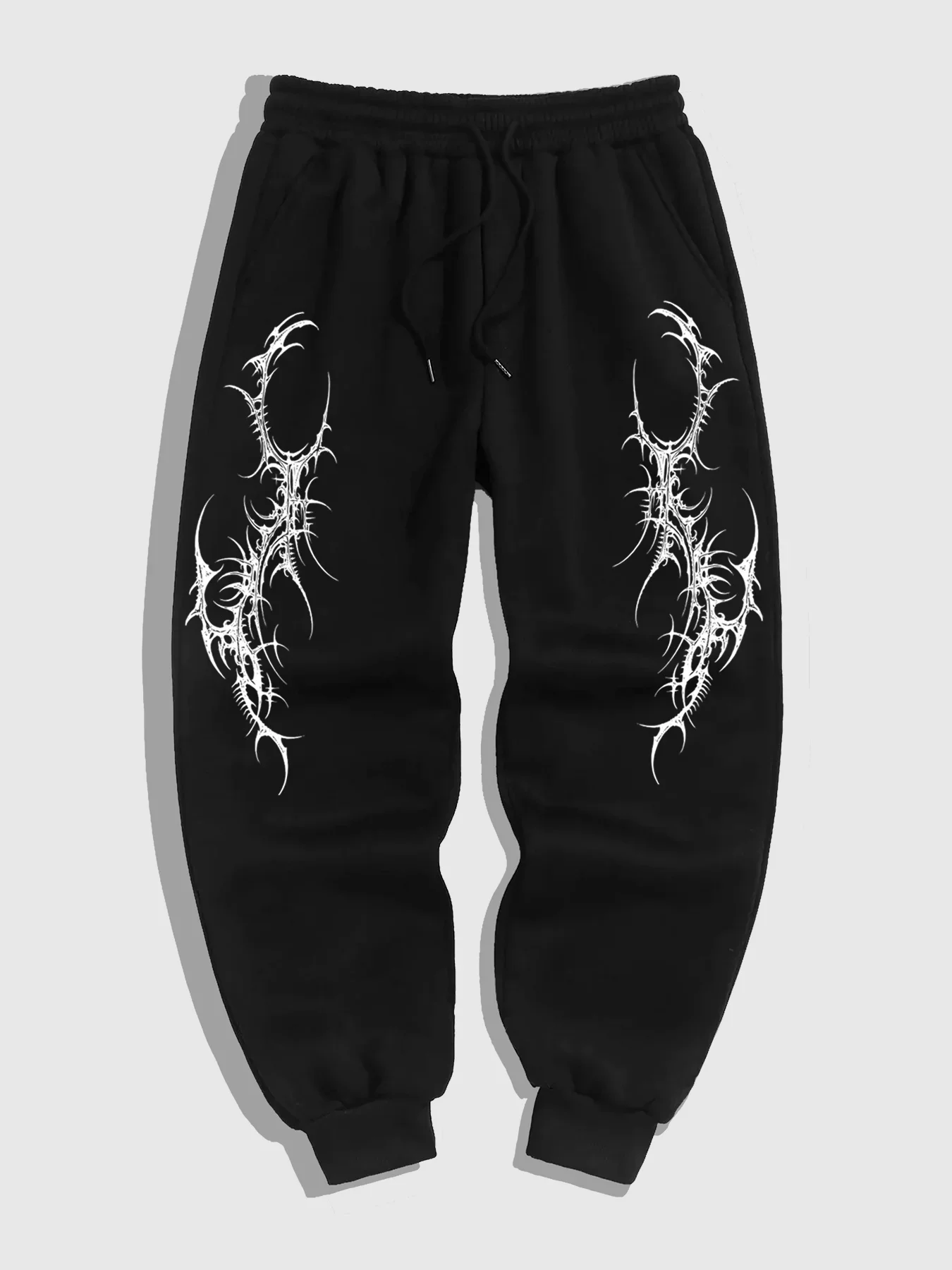 Men's Gothic Print Casual Jogging Sport Pants Multifunctional Couple Pants Fashion Hip Hop Pants Comfortable Sport Pants joggers