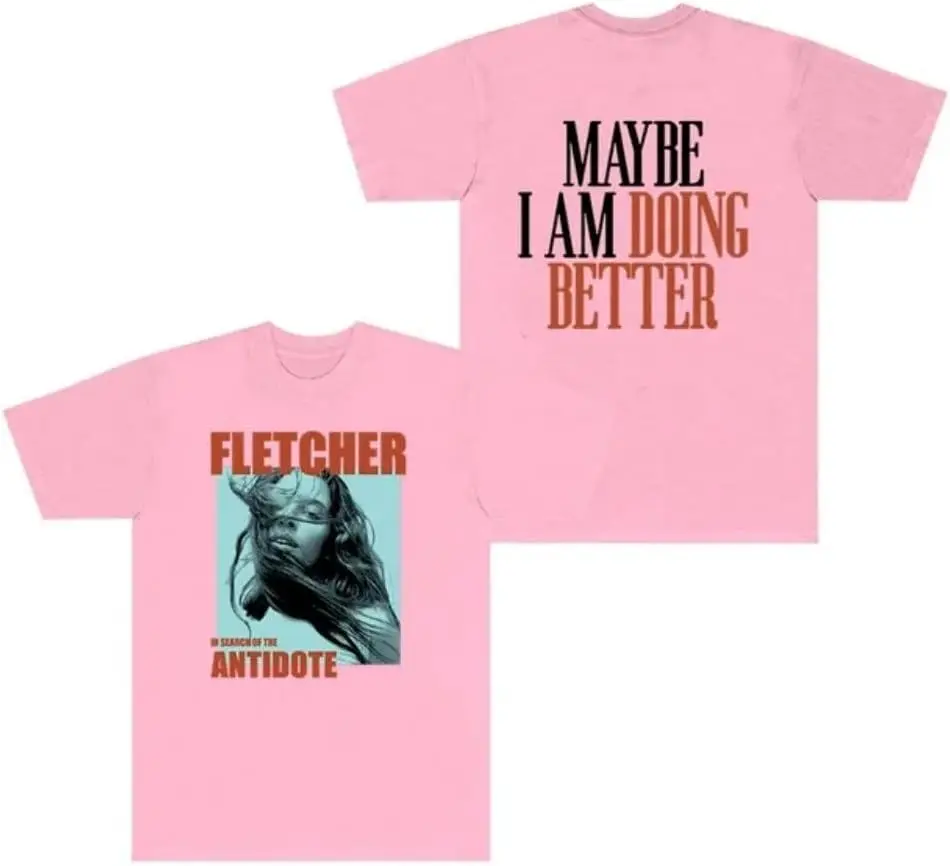 Fletcher Antidote Tour T-Shirt Merch Summer Women Men O-Neck Short Sleeve Tshirt Streetwear Top