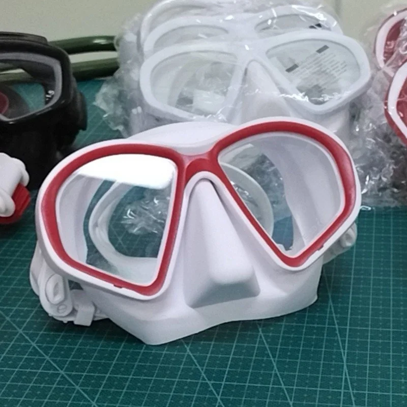 DurableFree   mask deep  snorkeling low volume   glasses anti-fog replaceable myopia diving mask men and women