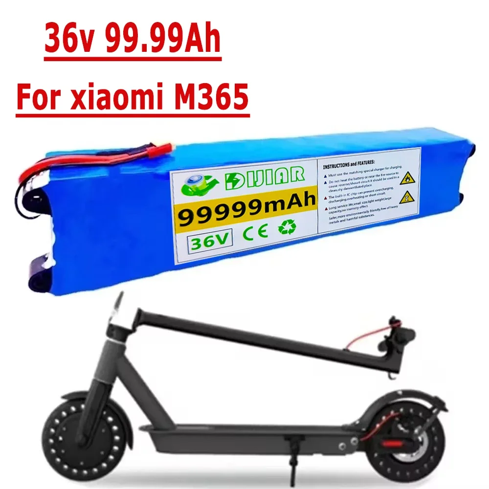 

36V 99.99Ah 18650 Rechargeable Lithium Battery Pack 10S3P 1000W Power Modified Bicycle Scooter Electric Vehicle with BMS