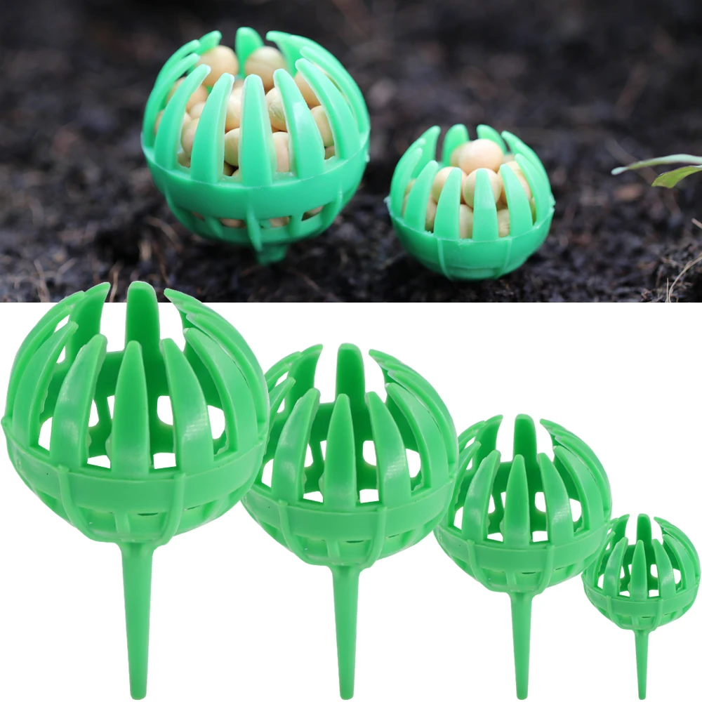 10-50PCS Spherical Fertilizer Cover Box Basket Reusable Portable Automatic Planting Bonsai Agriculture Garden Fertilization Tool
