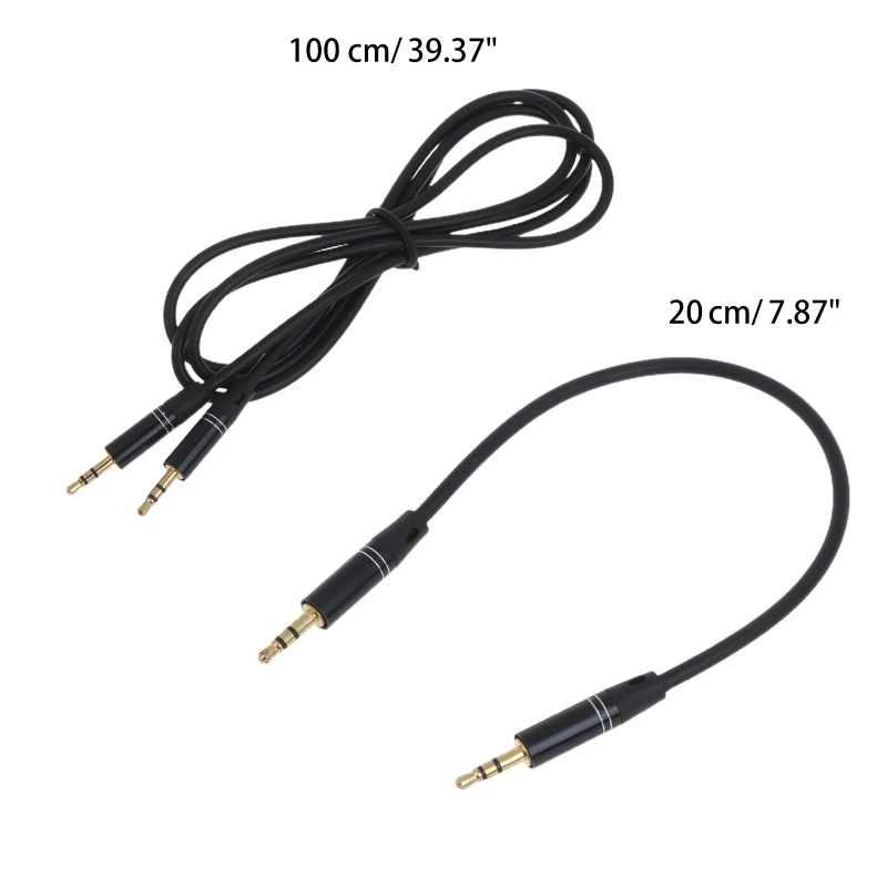 Kabel 2.5mm do 2.5mm 2.5 do 2.5 męski przewód Aux 3-biegunowy przedłużacz