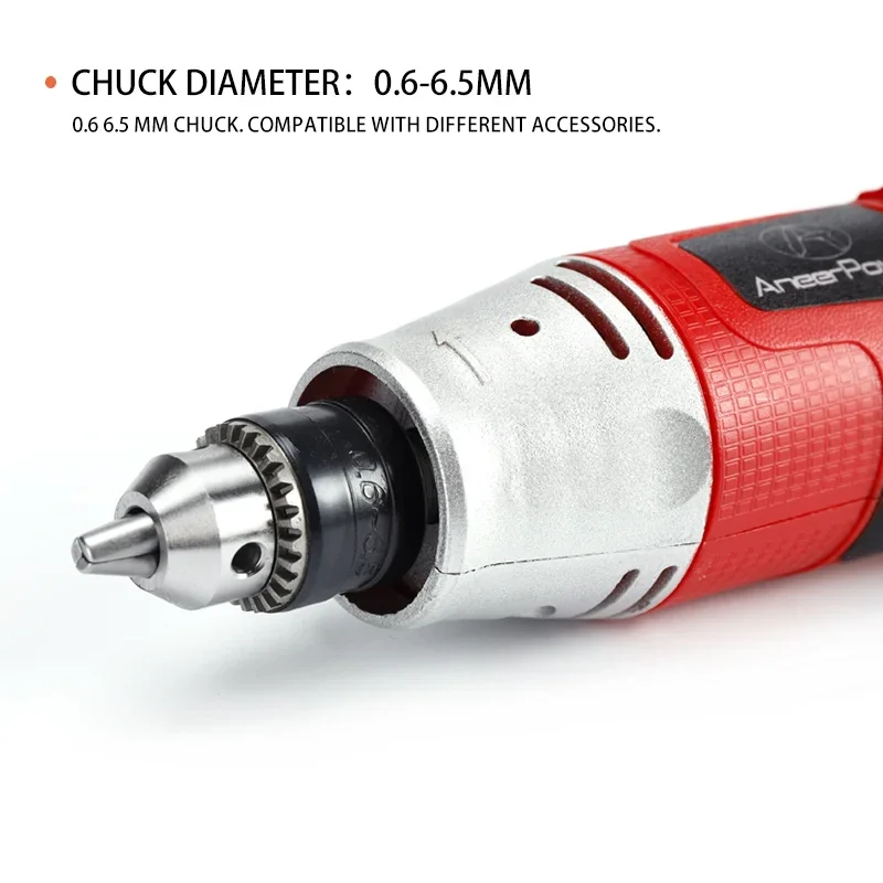 Mini perceuse électrique 260W, Machine à graver, polir, outil électrique rotatif, Dremel, meulage, stylo de gravure avec accessoires, mandrin 6.5mm