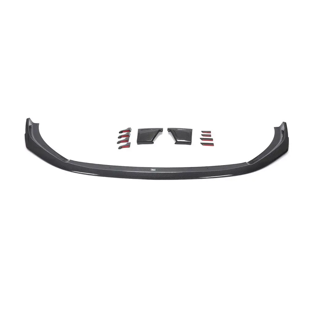 

Lightweight Car Accessories Prepreg Dry Carbon Fiber Front Bumper Lip Spoiler Splitter for Audi A4 RS4 B9 Sedan 2019