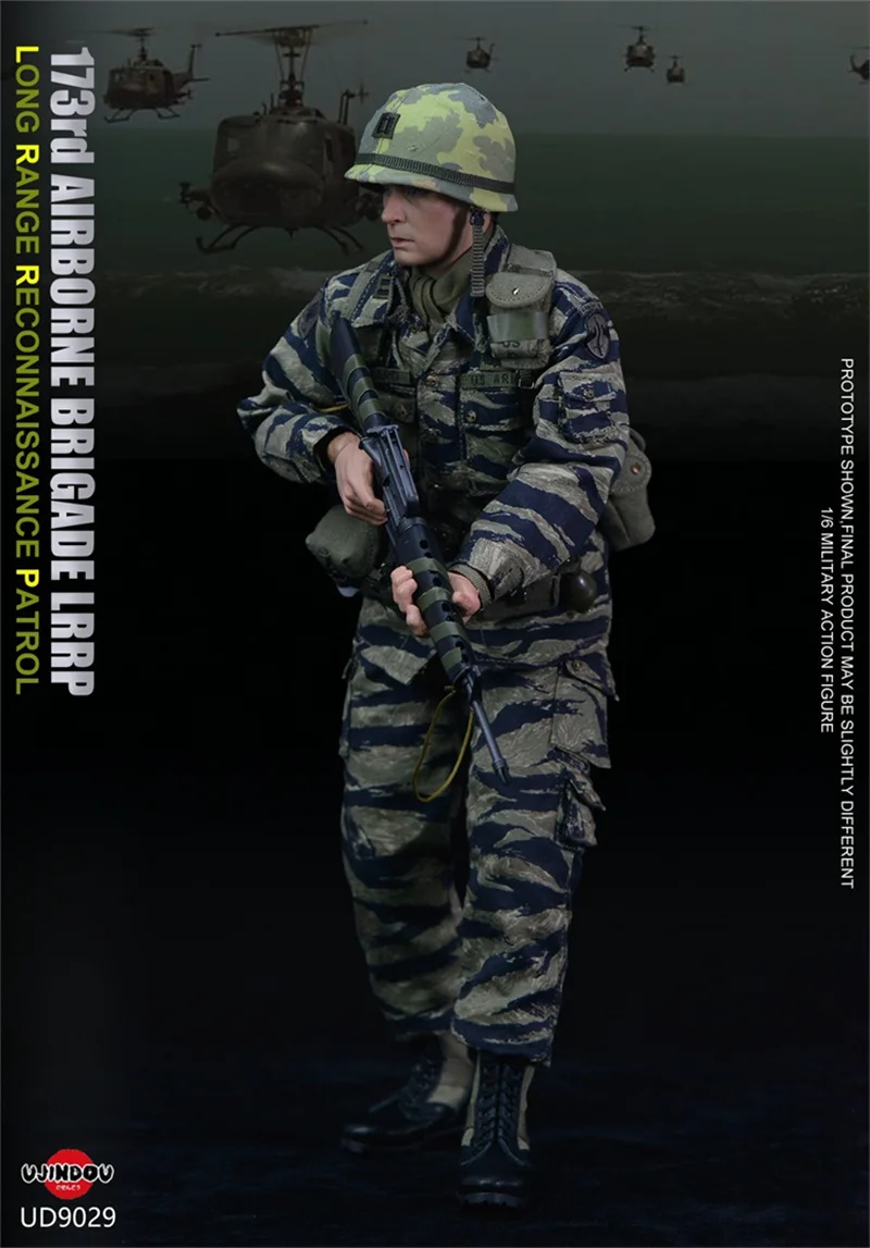 In Stock UJINDOU UD9029 1/6 Scale US. Army LRRP in Vietnam Full Set 12Inch Male Solider Action Figure for Fans Collectible Toys