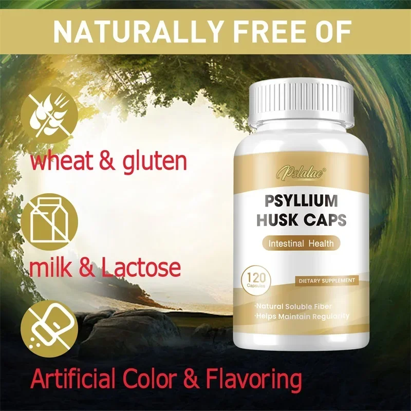 Psyllium Husk - Helps Intestinal Absorption, Promotes Digestion, Relieves Bloating and Constipation