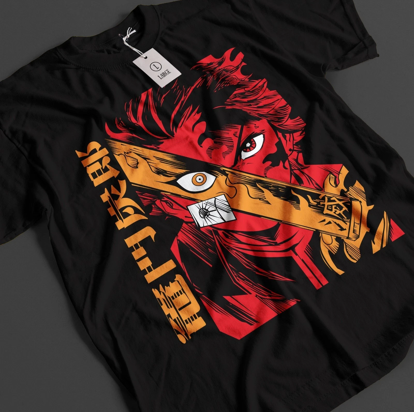 Relaxing and Comfortable Demon Slayer Tanjiro Zenitsu KNY Nezuko Inosuke Akaza Muzan  2026 New Cotton Summer for Men