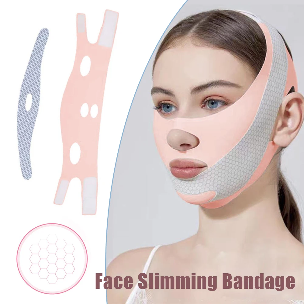 Nuovo cinturino rassodante regolabile cadente pelle linea V maschera di sollevamento pieghe nasolabiali viso fascia dimagrante dispositivo di bellezza antietà