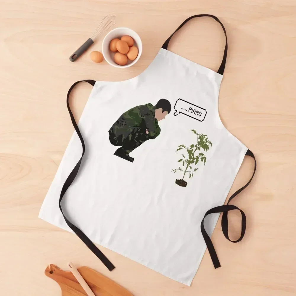 

Crash Landing On You Tomato Cultivator Classic Best For Boys - Apron Camping man chef uniform Apron