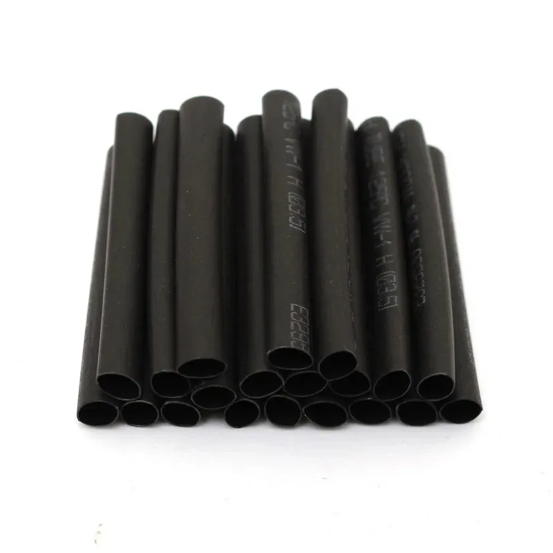 8 Metri/set Tubi Termoretraibili 1/2/3/4/5/6/8mm 2:1 Nero Isolamento Termoretraibile Avvolgimento Termoretraibile per Cavo FAI DA TE connettore Kit di cavi