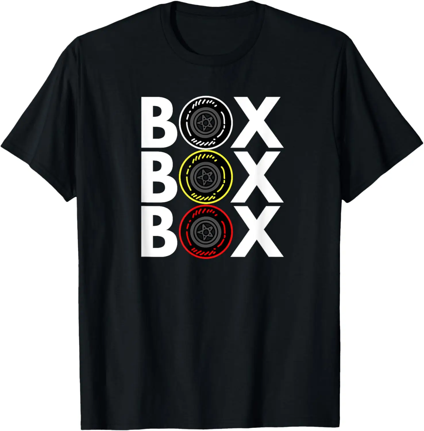 Formula Racing Car Box Box Box Radio Call To PitBox Car Race T-Shirt