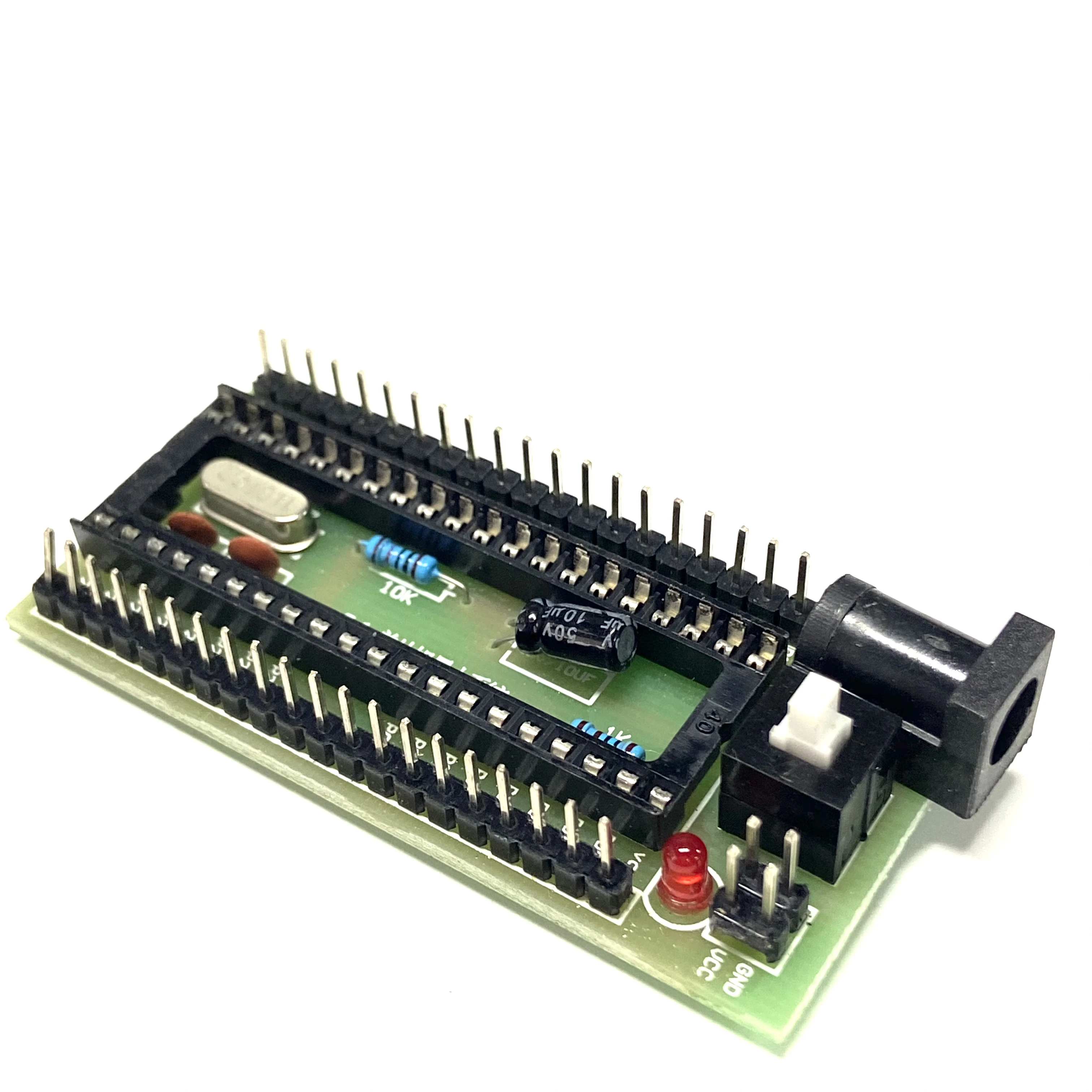 51 MCU Minimum System Board STC89C52 AT89S52 Development Board Learning Board 40P Locking Seat DIY Experimental Board Module