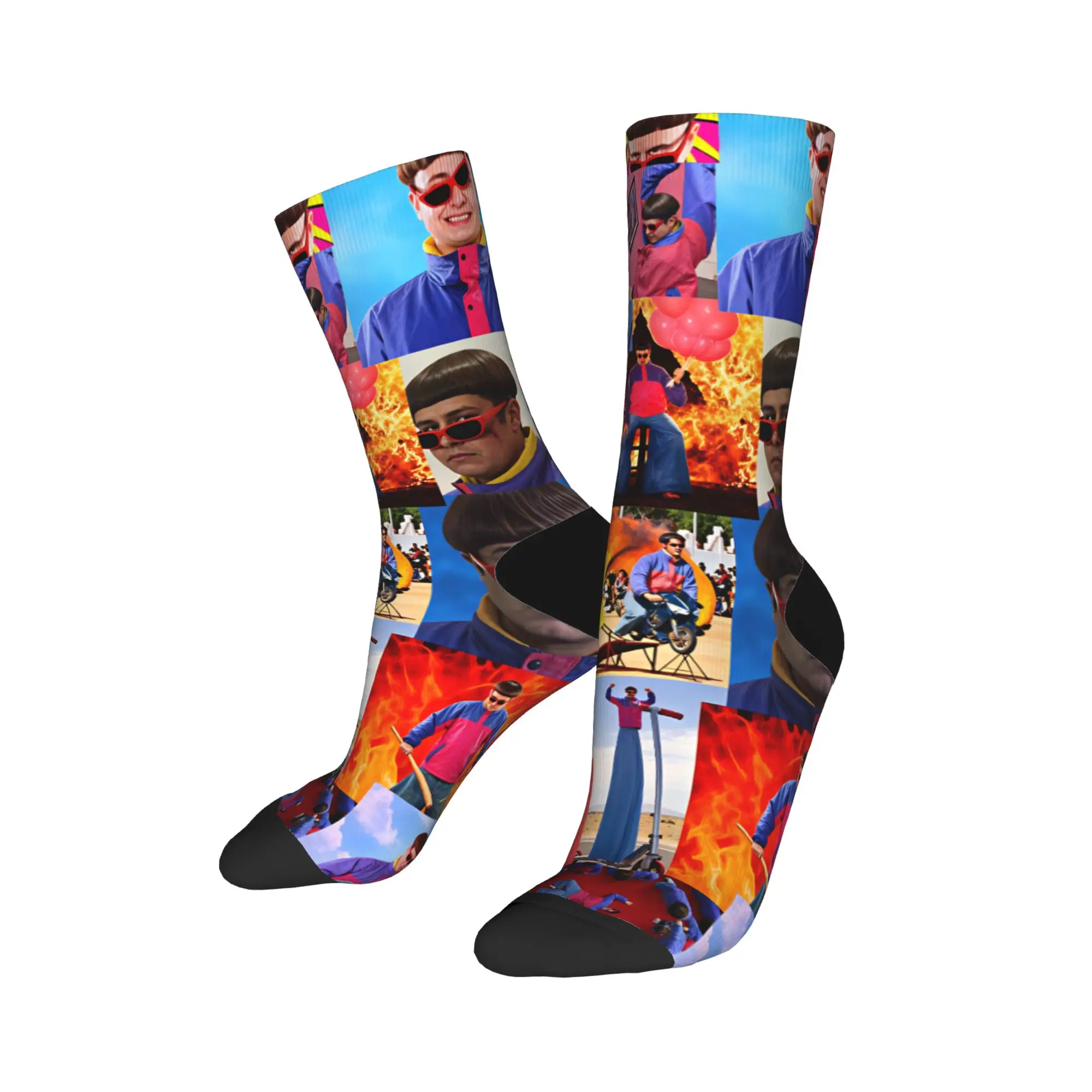 Oliver Tree  Socks  Printed Stockings Anti-Slip Unisex Men Socks Warm Soft Spring Funny Outdoor Sports Socks