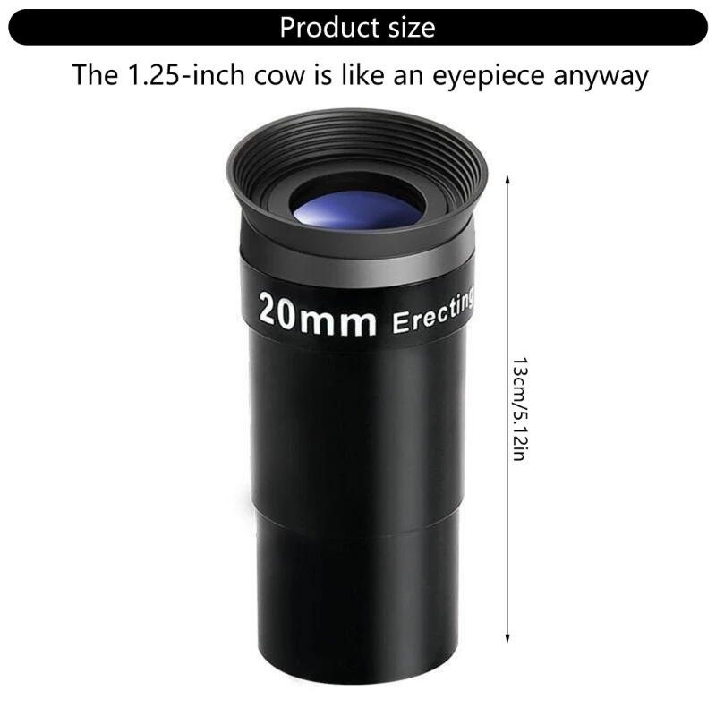 Wide 20mm Erecting Eyepiece High Claritys Coated Optics Glass