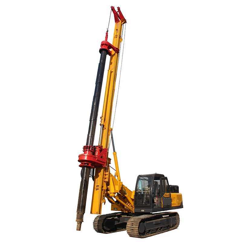 Digging Machinery Hydraulic Mini Earth Auger Pole Erection Machine Auger Bore Pile Foundation Machine