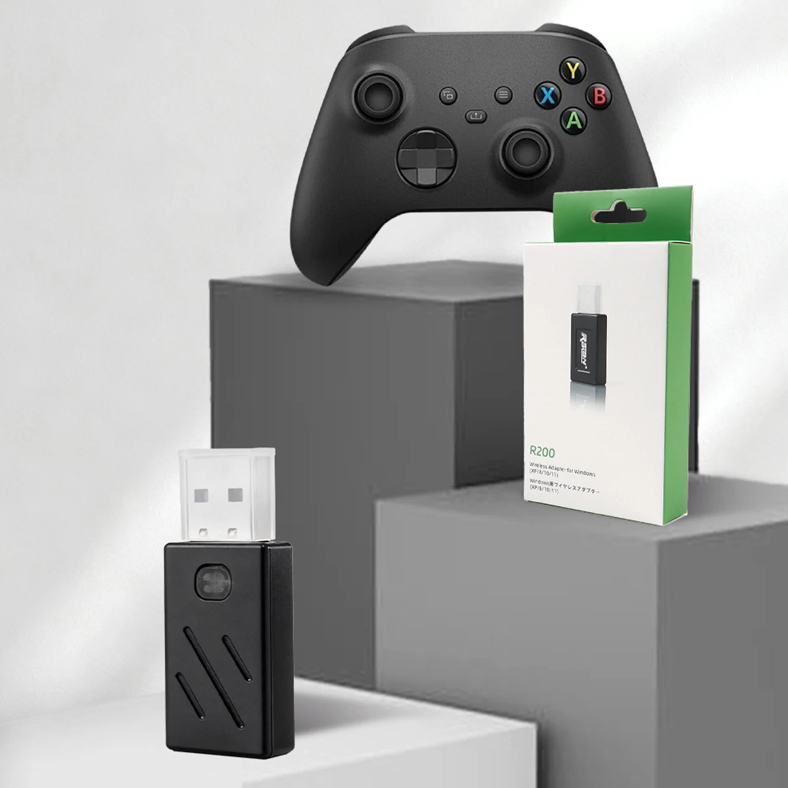 Wireless USB Adapter Bluetooth-Compatible 5.3 for Xbox Series X/Elite Series Wireless Adapter Dongle for WIN7/8/10/11/XP Laptops