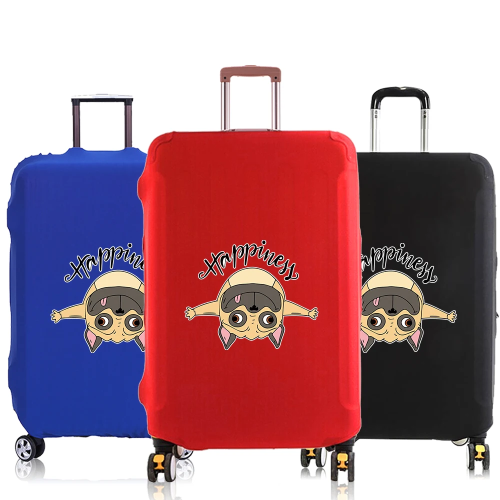 

Luggage protector Trolley Cover Dust Travel Accessories for 18-30 inch Suitcase Elastic Fabric Baggage cover Happy Dog Pattern