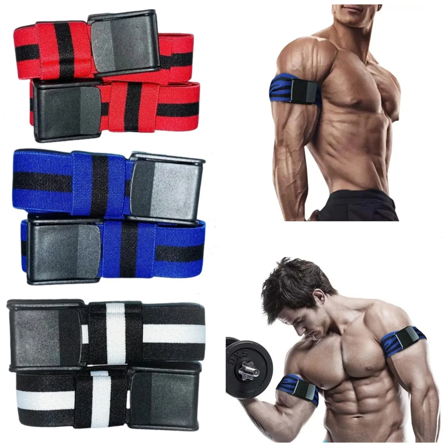 BFR Booty Bands Men Women Arm Glutes  Occlusion Training Resistance Band Blood Flow Restriction Bands Workouts Fitness
