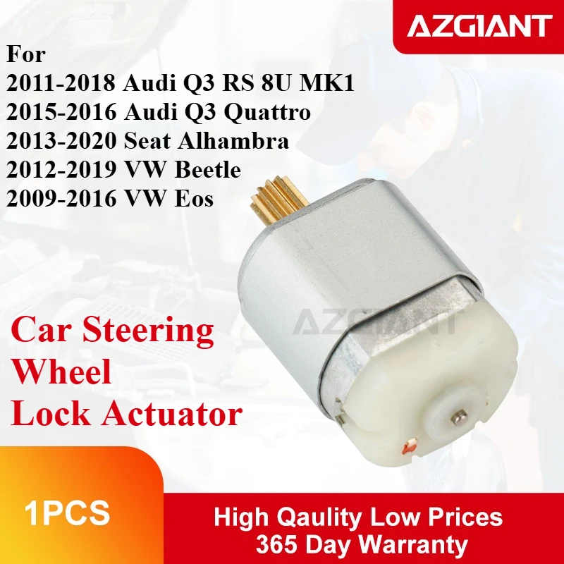 Car Steering Wheel Lock Actuator For Audi Q3 Quattro RS 8U MK1 Seat Alhambra VW Beetle Eos Vehicle Anti-Theft 12V Motor 12600RMP
