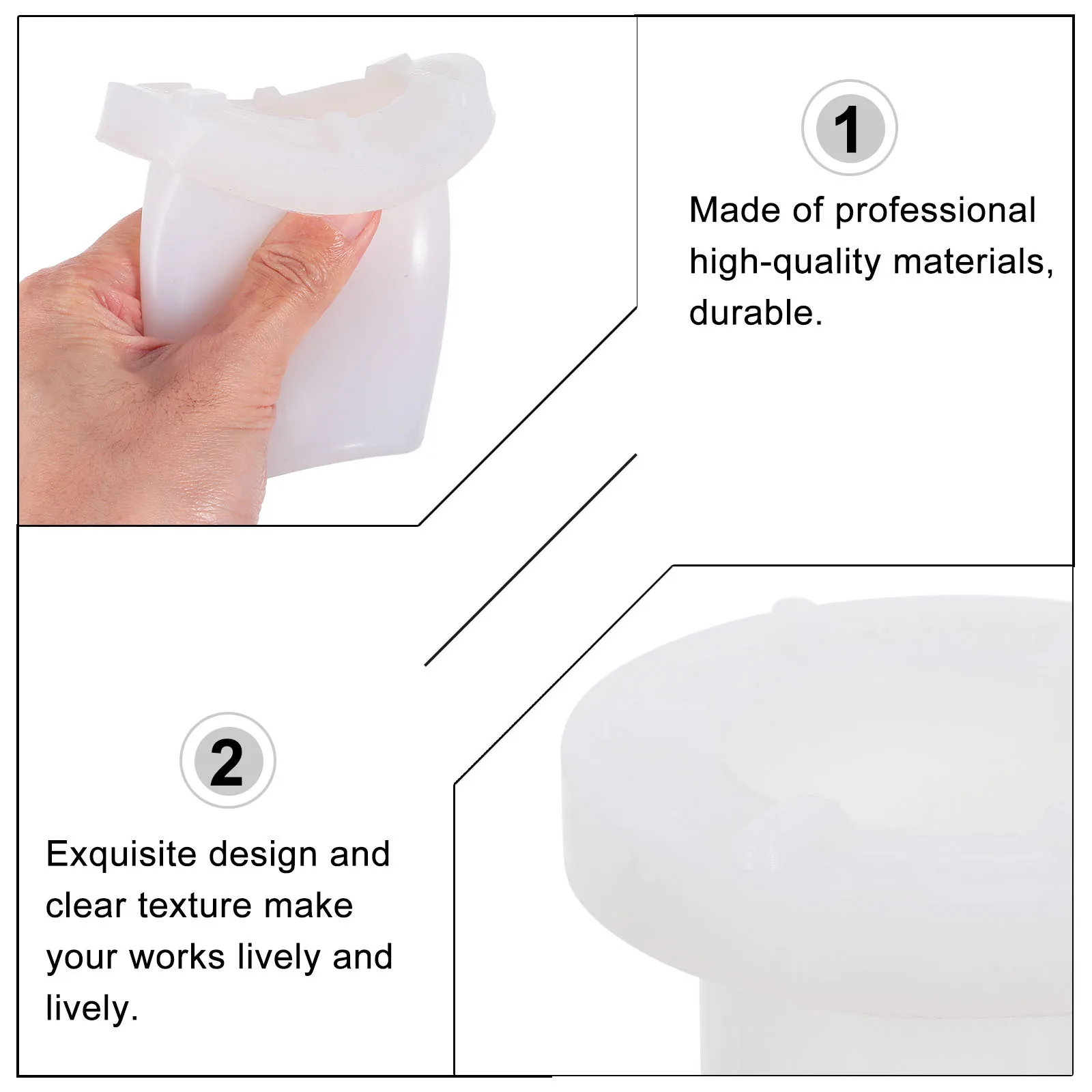 

DIY Plastic Mold Cylinder Shape for Scented Making Easy Demold Craft Decoration Aromatherapy Project