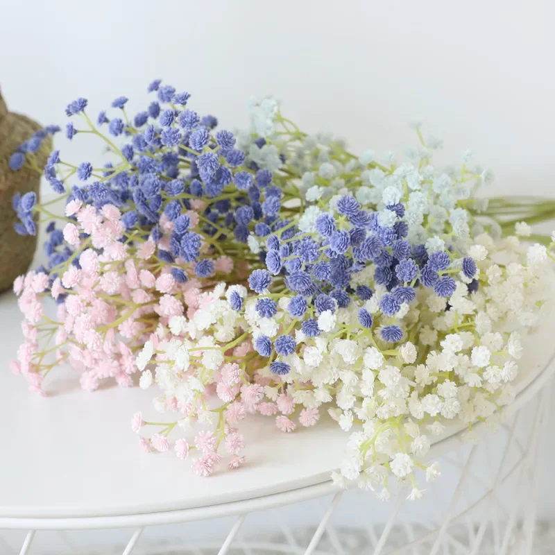 

62cm 108 HeadsWhite Babies Breath Artificial Gypsophila Flowers Bouquets For Home Garden Wedding Birthday Decoration Fake Flower