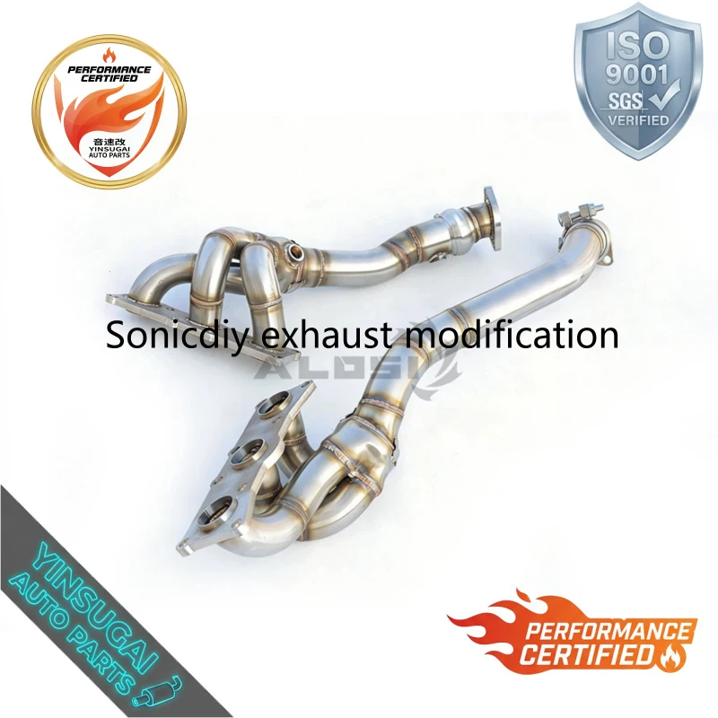 

Stainless Steel Performance Exhaust Manifold Upgrade for 328i 2.5 (E90/E92/E93) 2007-2011-Enhanced Flow Power Durable