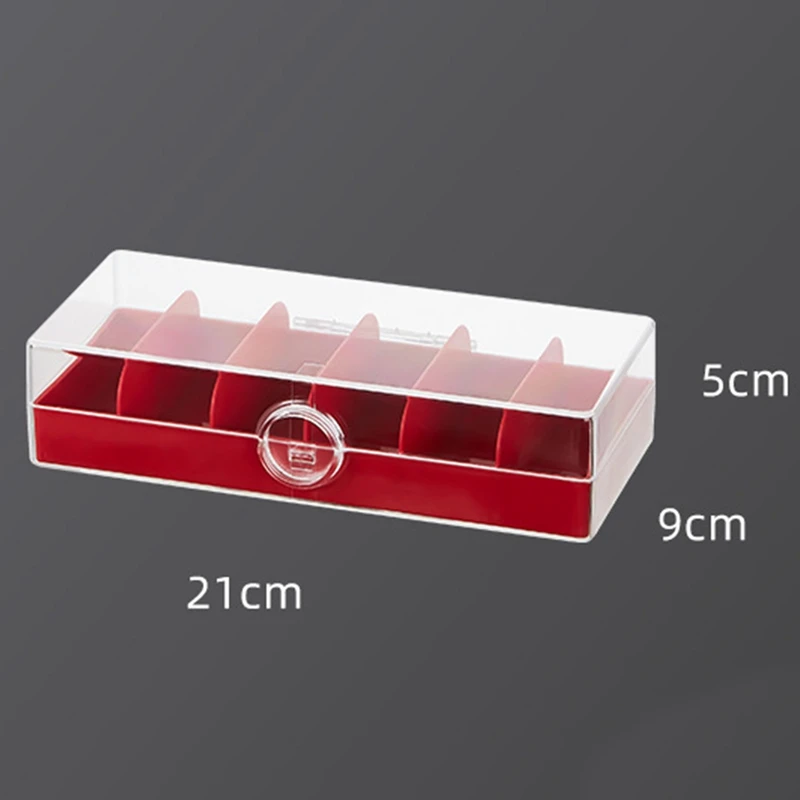 Boîte de rangement transparente pour câble de données, charge de téléphone portable, câble d'écouteur, alimentation, tri et fibre, 2 pièces