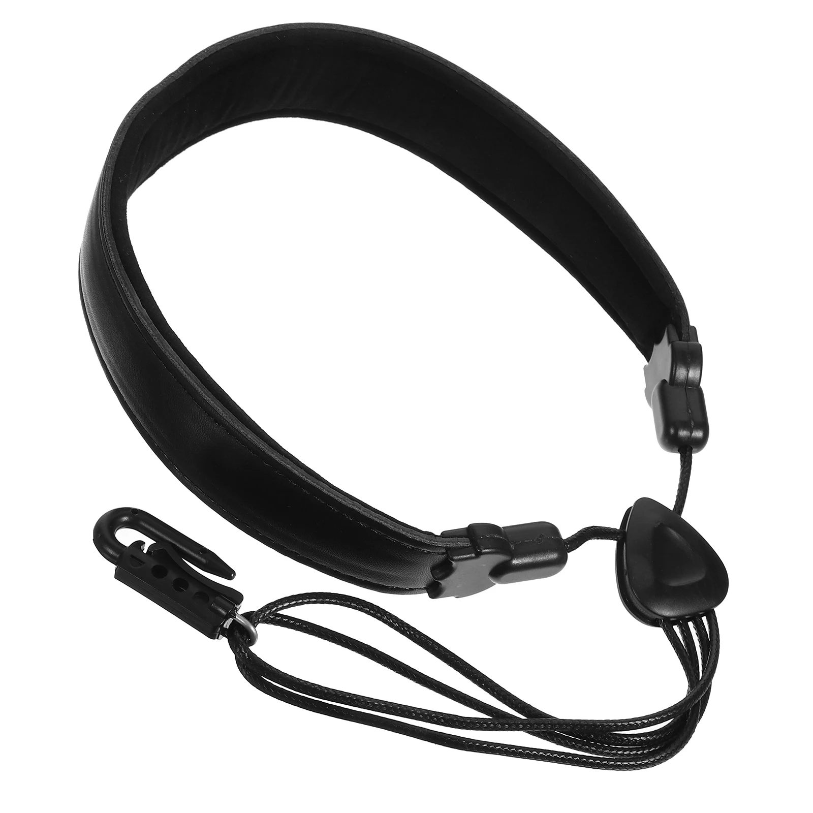 

Saxophone Strap Durable Belt Comfortable Neck Strip Adjustable Length Soft PU Anti Slip Design For Saxophone Hanging