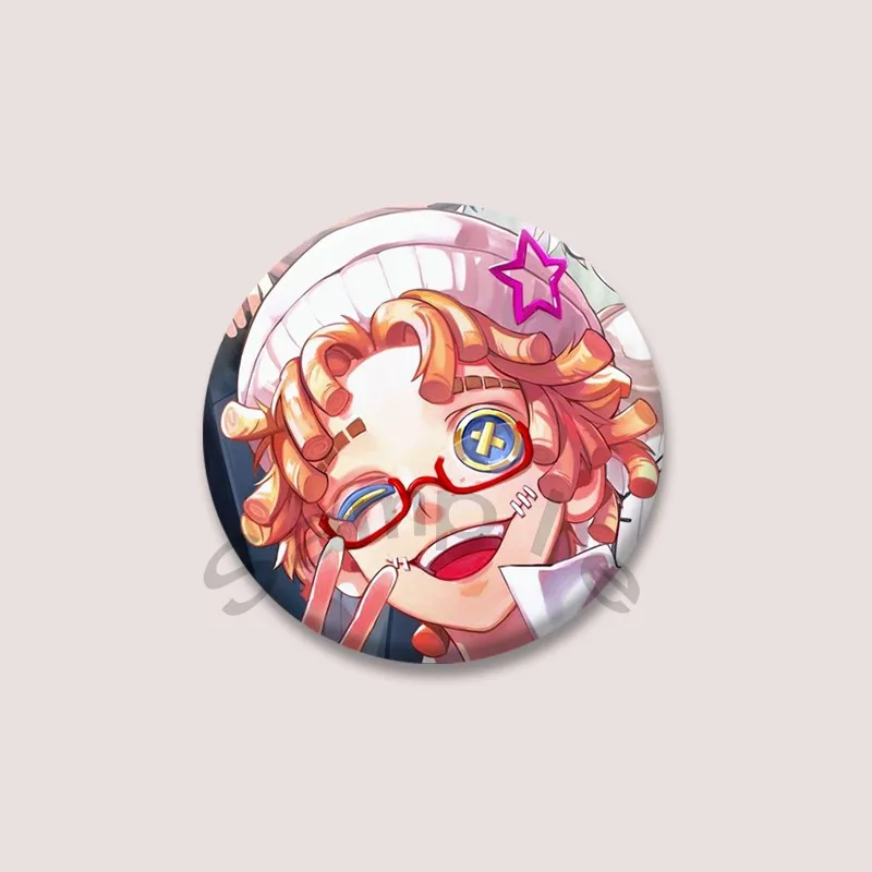 بقاء لعبة الهوية الخامس بروش مستدير إيما وودز لوكا كلارك سير الكرتون شارة الملابس حقيبة قبعة دبابيس المجوهرات المشجعين هدية تذكارية