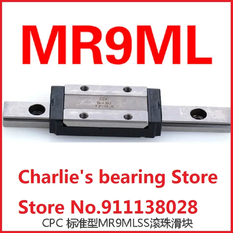 1pc 100% brand new taiwan original genuine CPC miniature linear guide block MR9ML