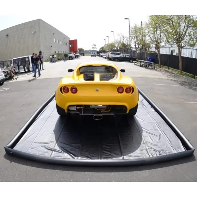 Commercial Customized Water Collector Containment Mat Pvc Portable Inflatable Car Wash Mats