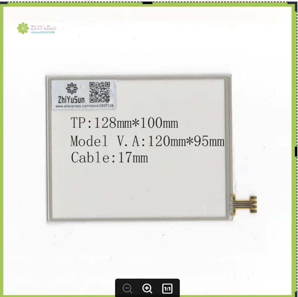 ZhiYuSun M2 1104 128mm*100mm  Compatible Touch Screen glass 128*100 for GPS Welding type for industry  applications Welding type
