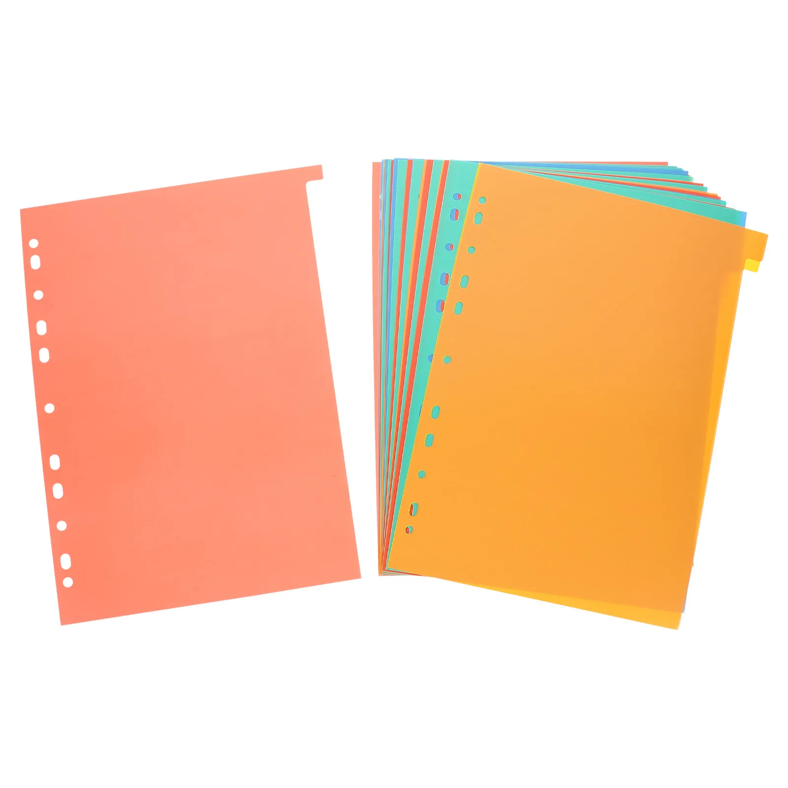 

31 Sheets A4 Premium Plastic Binder Dividers with Color Coded Tabs for Academic Office Use Binder Page Divider Organizer