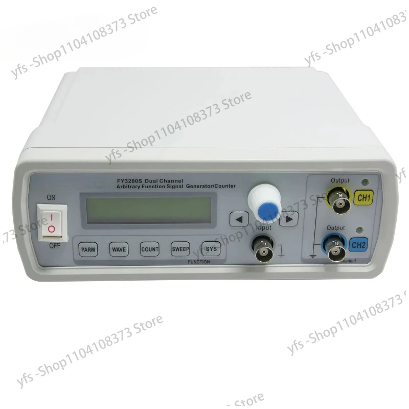 

FY3200S-6MHz -25MHz Digital LCD Dual-Channel DDS Signal Generator Counter Arbitrary Waveform TTL Frequency Meter