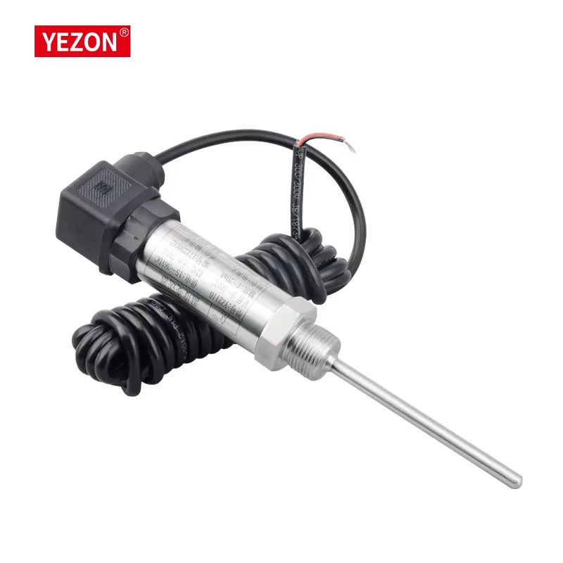 24VDC Hydraulic Temperature Sensor RS485 Hart Modbus Stainless Steel Probe LCD Display 2-3 Wire Transmitter Pt100 Pt1000 ODM