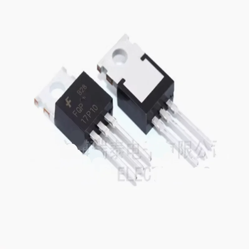 10PCS-50PCS FQP17P10 TO220-3 17P10 MOSFET 100V 16.5A   P-Channel QFET New Original
