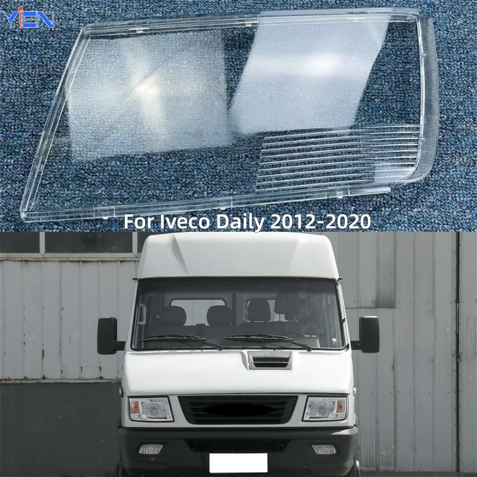 For Iveco Daily 2012 to 2020 Car Products Lights Lens Shell Headlights Lamp Glass Car Front Headlight Lens Cover Lights Shell