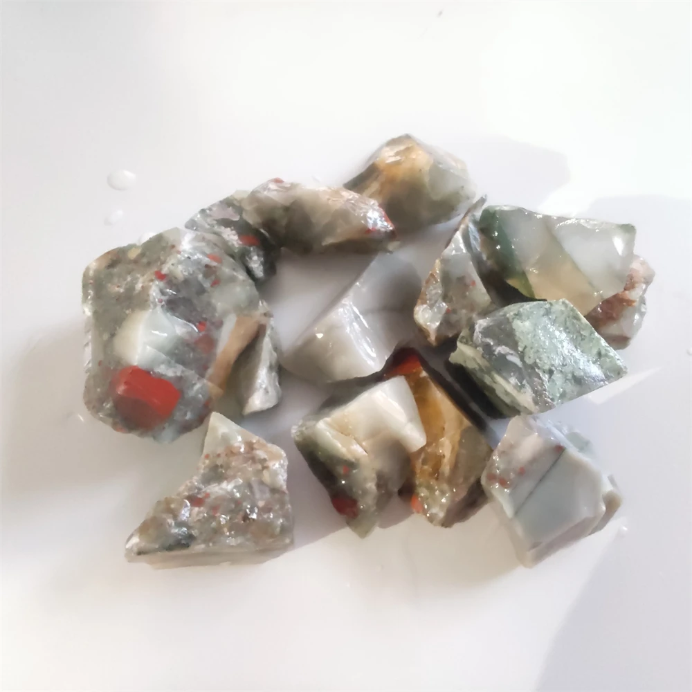 Natural African Blood Crystal Stone Raw Mineral Crystal Quartz Dragon Blood Stone Minerals Specimen Irregular Shape Rough Stone