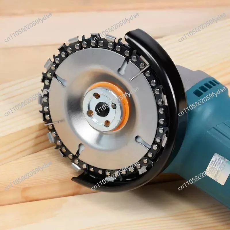 4 Inch 5 Inch Angle Grinder Chain Disc Woodworking Slotting Saw Blade Chain Saw Blade, Cutting Blade Wood Cutting