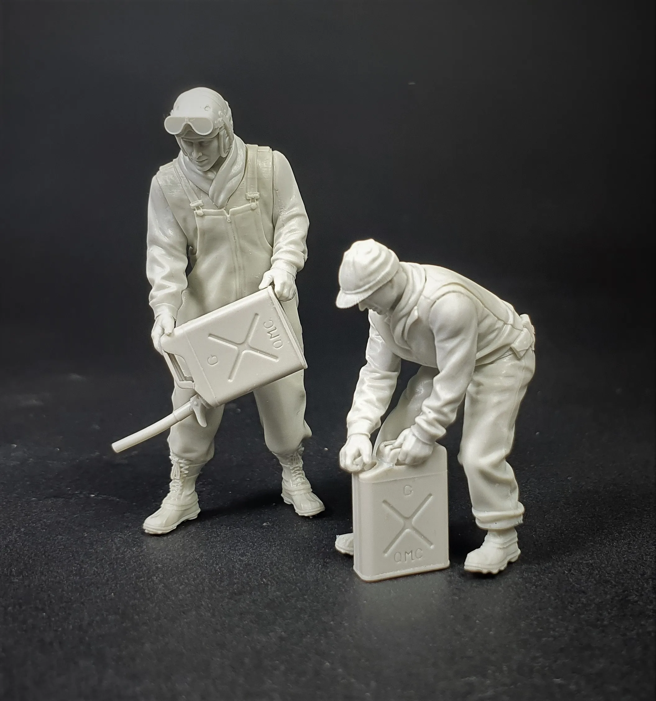 Figurine modèle GK en résine, kit non assemblé et non peint, 2 figurines, 1/35