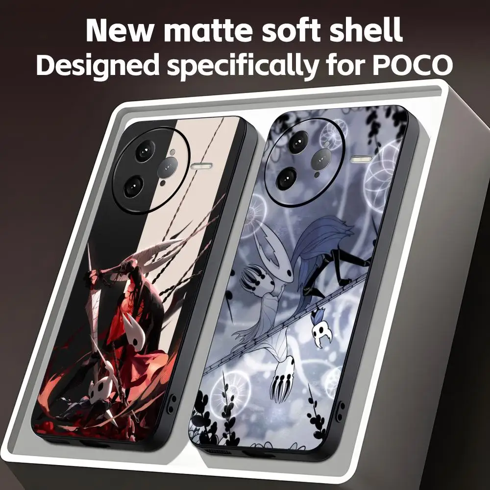 Чехол для телефона HOT GAME Hollow Knight Silksong для Xiaomi POCO M7 M6 M5 X7 X6 X5 F7 F6 F5 Мягкий черный чехол для телефона Pro 5G Чехол для телефона HOT GAME Hollow Knight Silksong для Xiaomi POCO M7 M6 M5 X7 X6 X5 F7 F6 F5 Мягкий черный чехол для телефона Pro 5G