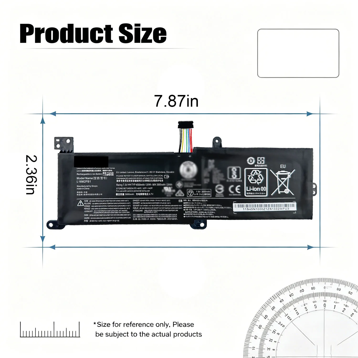 New L16M2PB1 L16C2PB1 L16L2PB2 L16L2PB1 For For Lenovo IdeaPad 320-14IKB 320-15IKB 330-15ARR 520-15IKB V320 V14 V15 Xiaoxin 5000