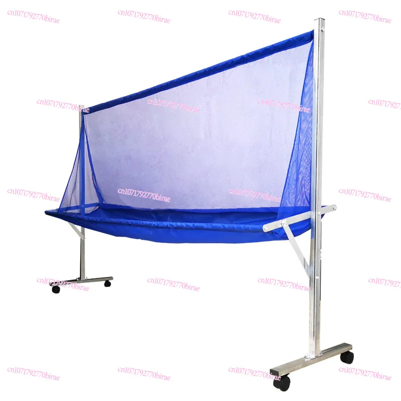 Factory Direct Hair Table Tennis Ball Net Floor-to-ceiling  Collector Multi-ball Stand Mobile